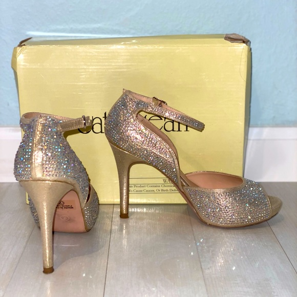 Cathy Jean Swarovski heels - Picture 3 of 3